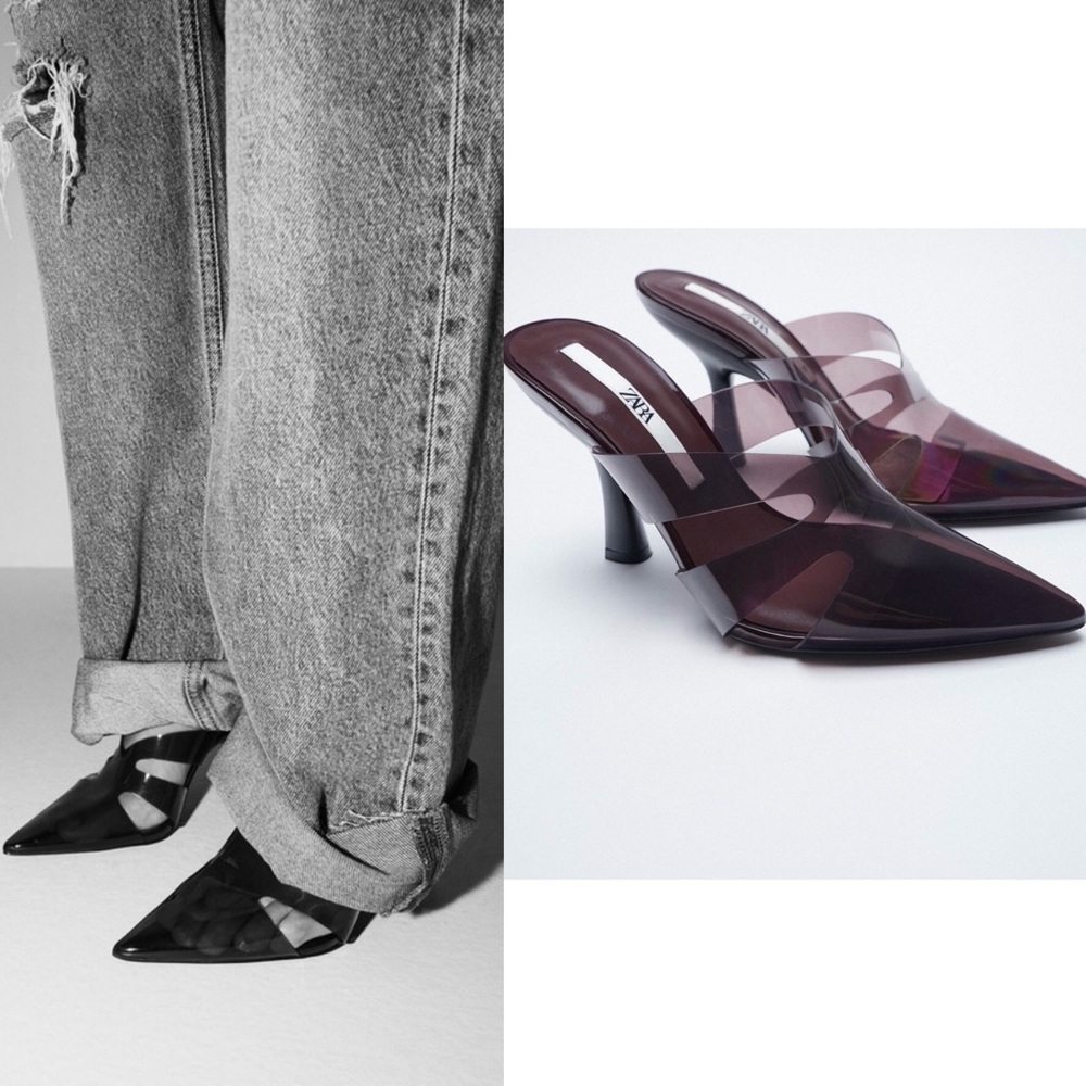🆕 Zara Vinyl Mule
